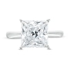 Thumbnail Image 4 of 4 CT. Certified Princess-Cut Lab-Grown Diamond Solitaire Engagement Ring in 14K White Gold (F/VS2)