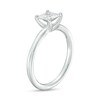 Thumbnail Image 1 of 1 CT. Certified Princess-Cut Lab-Created Diamond Solitaire Engagement Ring in 14K White Gold (I/SI2)