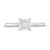 Thumbnail Image 2 of 1 CT. Certified Princess-Cut Lab-Created Diamond Solitaire Engagement Ring in 14K White Gold (I/SI2)