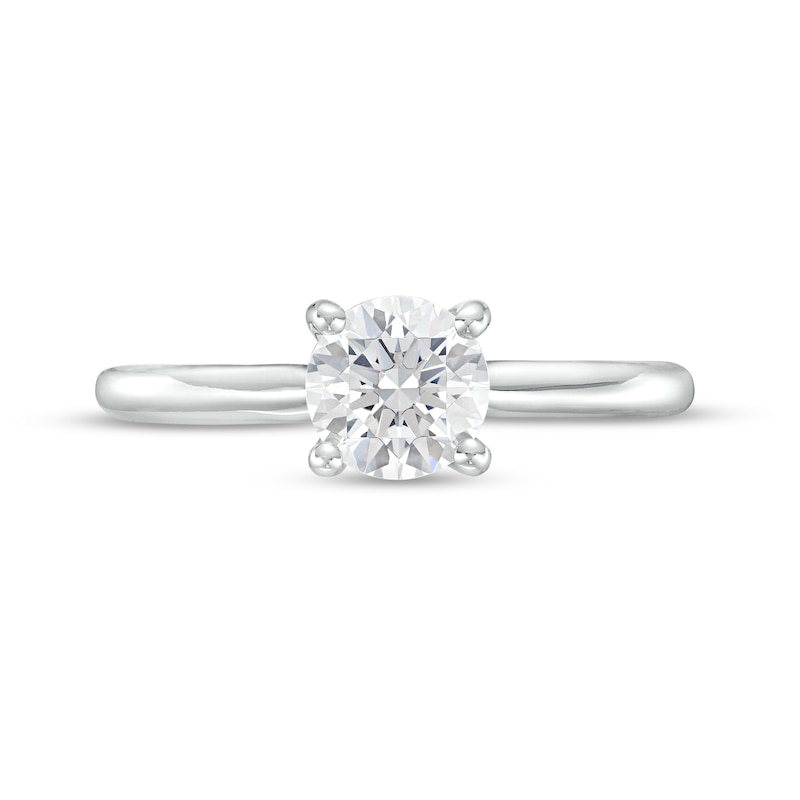 1 CT. Certified Lab-Created Diamond Solitaire Engagement Ring in 14K White Gold (I/SI2)
