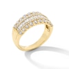 Thumbnail Image 3 of 1 CT. T.W. Certified Baguette and Round Diamond Multi-Row Anniversary Band in 14K Gold (I/SI2)