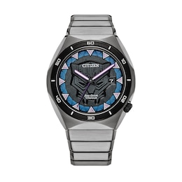 Men's Citizen ©Marvel Black Panther Super Titanium™ Watch (Model: AW1668-50W)