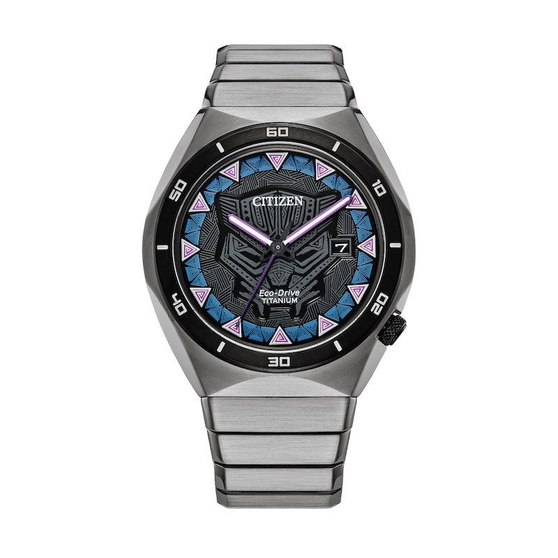 Main Image 1 of Men's Citizen ©Marvel Black Panther Super Titanium™ Watch (Model: AW1668-50W)