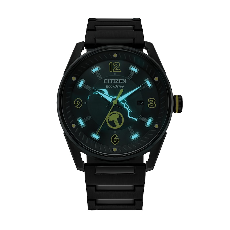 Main Image 5 of Men's Citizen Eco-Drive® ©MARVEL Avengers Thor Black Watch (Model: BM6987-50W)