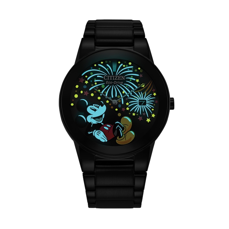 Citizen Eco-Drive® Mickey Mouse & Friends Fiesta Black Watch (Model: AU1095-57W)