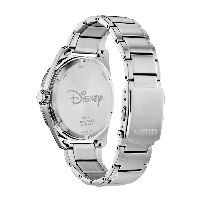 Main Image 5 of Men's Citizen Eco-Drive® Mickey Mouse & Friends Tee Time Watch with Green Dial (Model: AW1595-78W)