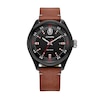 Thumbnail Image 1 of Men's Citizen Eco-Drive® Star Wars™ Chewbacca™ Brown Leather Strap Watch with Black Dial (Model: AW5008-06W)