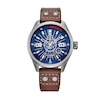 Men's Citizen Eco-DriveÂ® Star Warsâ¢Â Han Soloâ¢ Brown Leather Strap Watch With Blue Dial (Model: AW5009-03W)