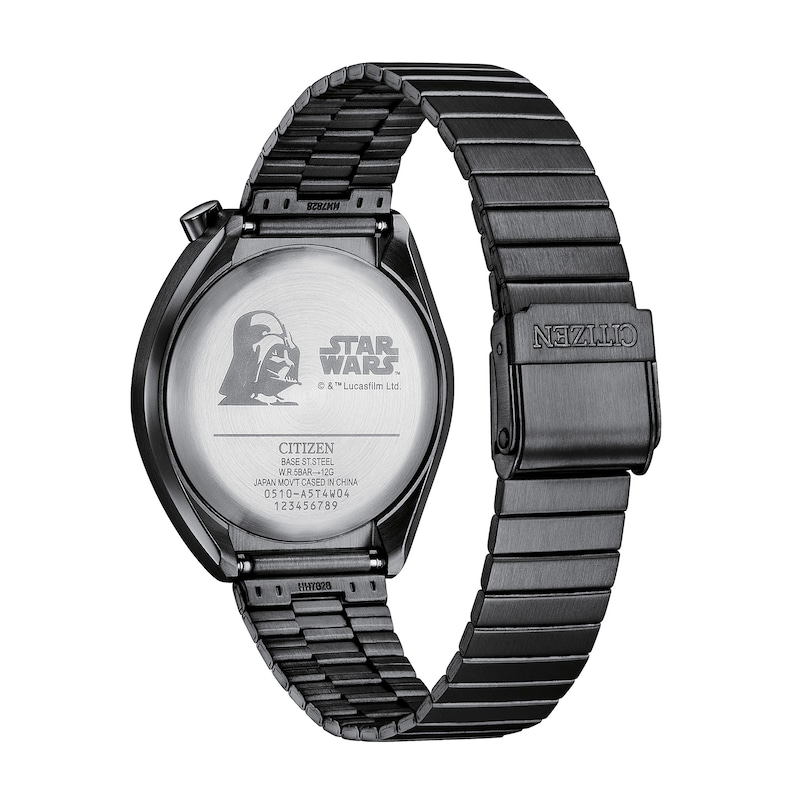 Main Image 3 of Men's Citizen Eco-Drive® Star Wars™ Tsuno Darth Vader Black IP Chronograph Watch (Model: AN3669-52E)