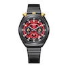 Thumbnail Image 1 of Men's Citizen Eco-Drive® Star Wars™ Tsuno Darth Maul Black IP Chronograph Watch with Red Dial (Model: AN3668-55W)