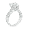 Thumbnail Image 5 of Vera Wang Love Collection 3-3/4 CT. T.W. Lab-Grown Diamond Double Row Engagement Ring in 14K White Gold (F/VS2)