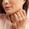 Thumbnail Image 2 of Vera Wang Love Collection 1-1/2 CT. T.W. Certified Lab-Grown Diamond Alternating Anniversary Band in 14K White Gold (F/VS2)