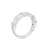 Thumbnail Image 3 of Vera Wang Love Collection 1-1/2 CT. T.W. Certified Lab-Grown Diamond Alternating Anniversary Band in 14K White Gold (F/VS2)