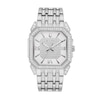 Men's Bulova Octava Crystal Watch With Octagonal Silver-Tone Dial (Model:Â 96A285)