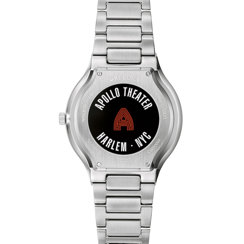 Main Image 4 of Men's Bulova Apollo Watch with Black Dial (Model: 96A296)