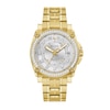 Thumbnail Image 1 of Men's Bulova Precisionist Champlain 3/4 CT. T.W Diamond Gold-Tone Watch with Silver-Tone Dial (Model: 98J120)