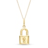 Thumbnail Image 1 of Padlock Pendant in 14K Gold