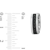 Thumbnail Image 3 of Vera Wang Men's 1/3 CT. T.W. Black Diamond Huggie Hoop Earrings in Sterling Silver with Black Rhodium