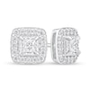 Thumbnail Image 0 of 3/4 CT. T.W. Princess-Cut Diamond Frame Stud Earrings in 10K White Gold
