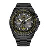 Men's Citizen Eco-DriveÂ® Promaster Air Skyhawk Black IP Chronograph Watch With Black Dial (Model: JY8127-59E)