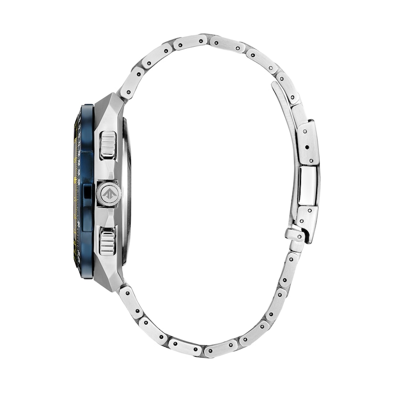 Main Image 3 of Men's Citizen Eco-Drive® Promaster Blue Angels Two-Tone IP Chronograph Watch with Blue Dial (Model: JY8128-56L)