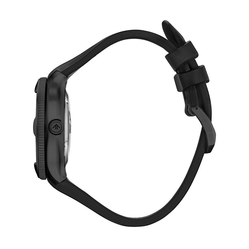 Main Image 3 of Men's Citizen Eco-Drive® Promaster Diver Black Rubber Strap Watch with Black Dial (Model: BN0235-01E)