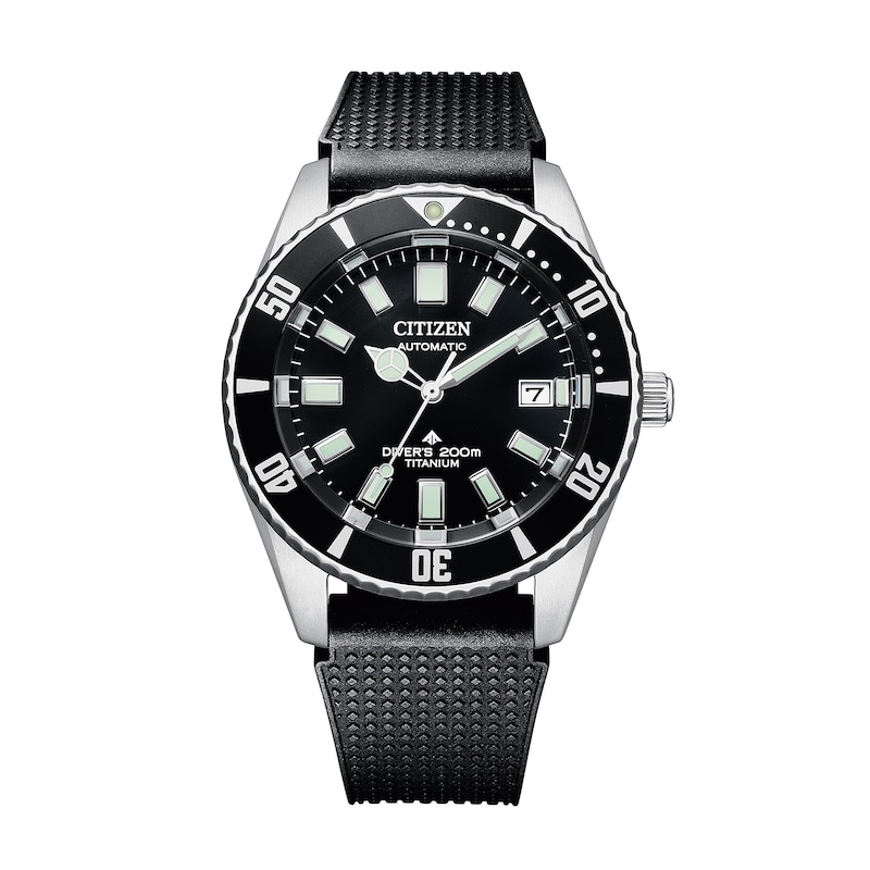 Main Image 1 of Men's Citizen Automatic Super Titanium™ Watch with Black Dial (Model: NB6021-17E)