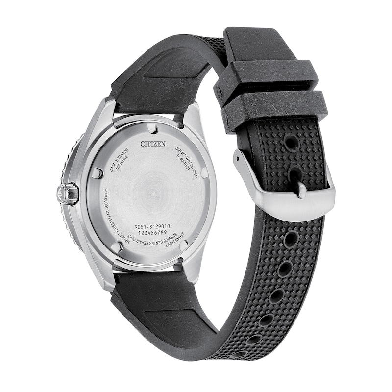 Men's Citizen Automatic Super Titanium™ Watch with Black Dial (Model: NB6021-17E)