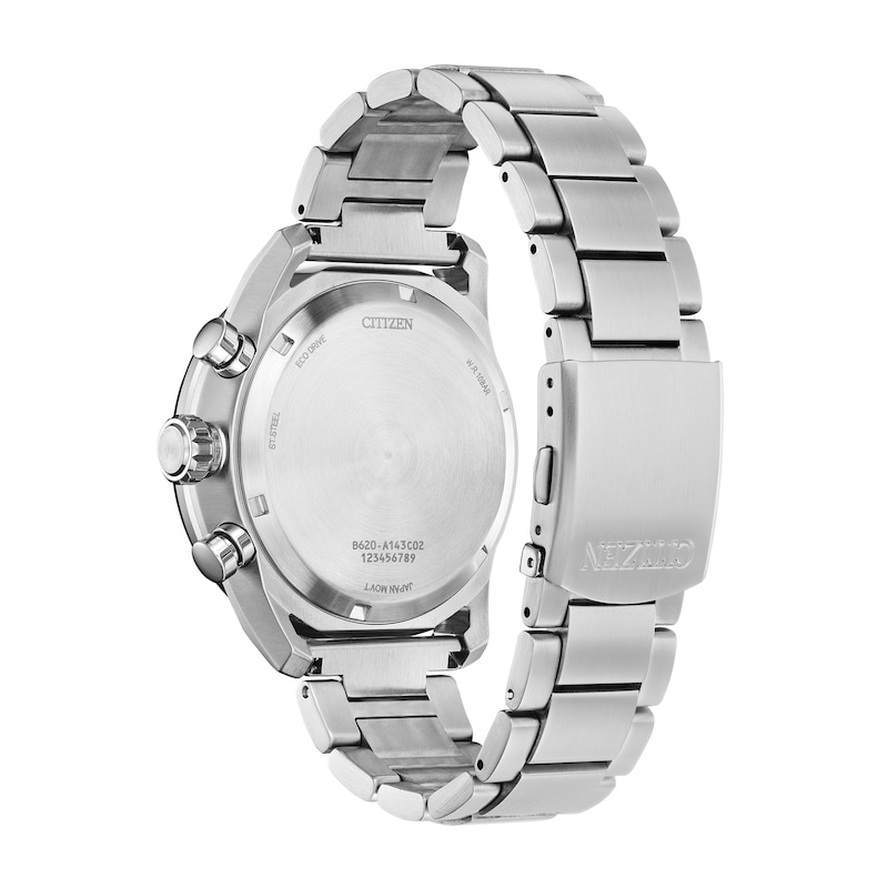 Men's Citizen Eco-Drive® Weekender Chronograph Watch with Blue Dial (Model: CA4211-72L)
