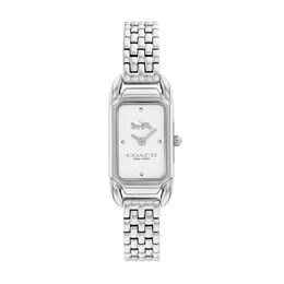 Ladies' Coach Cadie Watch with Rectangular White Dial (Model: 14504035)