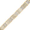 Thumbnail Image 3 of Diamond Accent Layered Dog Tag and Cross Pendant with Link Bracelet Set in Stainless Steel and Yellow Ion-Plate