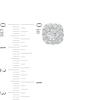 Thumbnail Image 3 of 1-1/2 CT. T.W. Diamond Cushion-Shaped Frame Stud Earrings in 10K White Gold