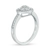 Thumbnail Image 3 of Diamond Accent Beaded Frame Ring in Sterling Silver