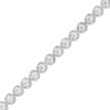 Thumbnail Image 1 of 4 CT. T.W. Certified Lab-Grown Diamond Tennis Bracelet in 10K White Gold (I/I1) – 7.25"
