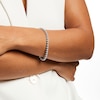 Thumbnail Image 2 of 4 CT. T.W. Certified Lab-Grown Diamond Tennis Bracelet in 10K White Gold (I/I1) – 7.25"