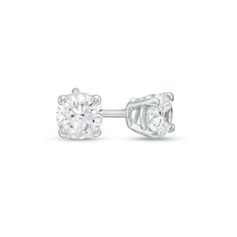 3/4 CT. T.W. Certified Lab-Grown Diamond Solitaire Stud Earrings in 10K White Gold (I/I1)