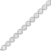 Thumbnail Image 1 of 8 CT. T.W. Certified Lab-Grown Diamond Tennis Bracelet in 10K White Gold (I/I1) – 7.25"
