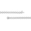 Thumbnail Image 3 of 8 CT. T.W. Certified Lab-Grown Diamond Tennis Bracelet in 10K White Gold (I/I1) – 7.25"