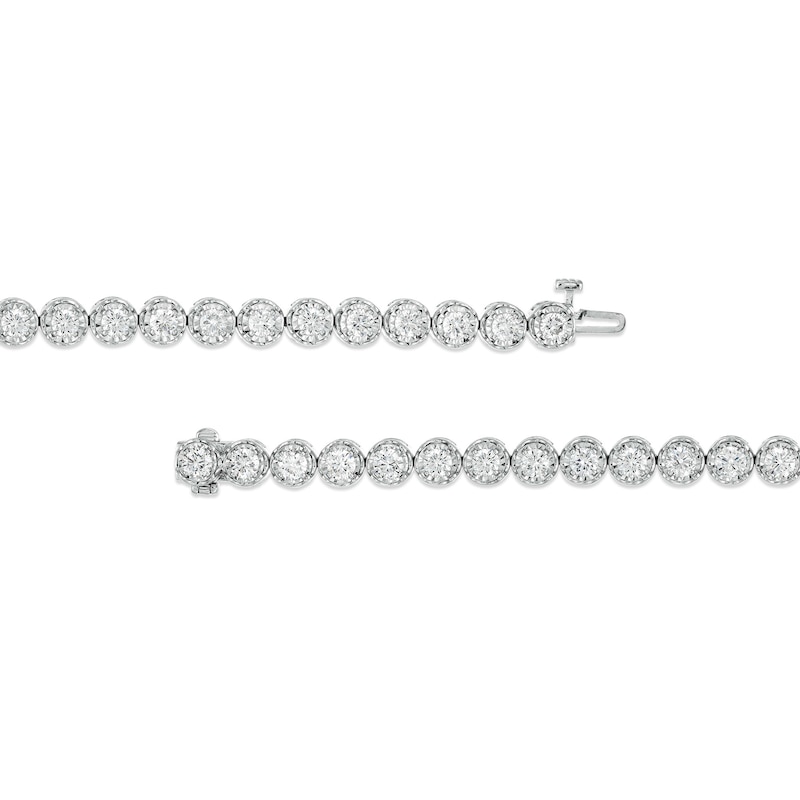 8 CT. T.W. Certified Lab-Created Diamond Tennis Bracelet in 10K White Gold (I/I1) – 7.25"
