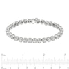 Thumbnail Image 3 of 8 CT. T.W. Certified Lab-Created Diamond Tennis Bracelet in 10K White Gold (I/I1) – 7.25"