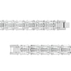 Thumbnail Image 2 of Men's 1 CT. T.W. Diamond Link Bracelet in Stainless Steel – 8.75"