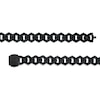 Thumbnail Image 3 of Men's 1/2 CT. T.W. Square-Shaped Black Multi-Diamond Bracelet in Stainless Steel with Black Ion Plate – 8.75"