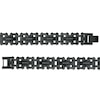 Thumbnail Image 3 of Men's 1/6 CT. T.W. Black Diamond Link Bracelet in Stainless Steel with Black Ion Plate – 8.62"