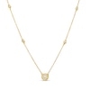 Thumbnail Image 1 of 1/3 CT. T.W. Multi-Diamond Station Necklace in 10K Gold