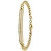 Thumbnail Image 6 of Ladies' Caravelle by Bulova Crystal Accent Gold-Tone Watch and Bracelet Box Set (Model: 44X101)