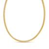 Thumbnail Image 1 of Oro Diamante™ 4.5mm Diamond-Cut Mesh Chain Necklace in Solid 14K Gold – 17.75"
