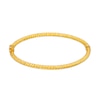 Thumbnail Image 1 of Oro Diamante™ 4.0mm Diamond-Cut Bangle in Hollow 14K Gold