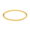 Thumbnail Image 0 of Oro Diamante™ 4.0mm Diamond-Cut Bangle in Hollow 14K Gold