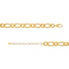 Thumbnail Image 2 of Oro Diamante™ 8.0mm Diamond-Cut Link Chain Necklace in Hollow 14K Gold - 18"