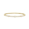 Thumbnail Image 1 of 7/8 CT. T.W. Diamond Alternating Bangle in 10K Gold